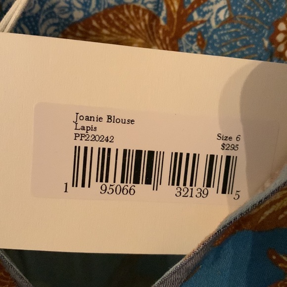 Ulla Johnson Joanie Blouse - Lapis - Picture 9 of 9